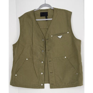 Prada Vest in Khaki Green for Men 2XL